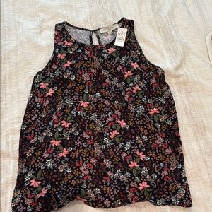 Floral Sleeveless Top